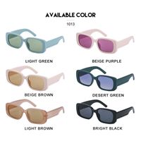 Simple Small Square Frame Candy Color Sunglasses Wholesale Nihaojewelry main image 4