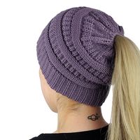 Solid Color Casual Knitted Hat Wholesale Wholesale Nihaojewelry main image 4