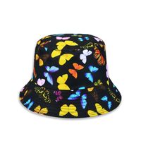 Korean Style Butterfly Printed Fisherman Hat Wholesale Nihaojewelry main image 1