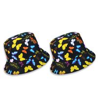 Korean Style Butterfly Printed Fisherman Hat Wholesale Nihaojewelry main image 3
