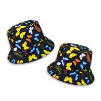 Korean Style Butterfly Printed Fisherman Hat Wholesale Nihaojewelry main image 4