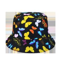 Korean Style Butterfly Printed Fisherman Hat Wholesale Nihaojewelry main image 6