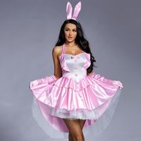 Halloween Cosplay Bunny Girl Pink Puffy Tuxedo Skirt Wholesale Nihaojewelry main image 3