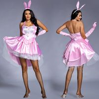 Halloween Cosplay Bunny Girl Pink Puffy Tuxedo Skirt Wholesale Nihaojewelry main image 6