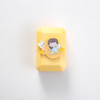 Korean Cute Girl Colored Contact Lenses Case Cartoon Acrylic Contact Lens Case Companion Box Contact Lens Case Portable Contact Lens Case sku image 22