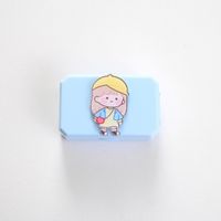 Korean Cute Girl Colored Contact Lenses Case Cartoon Acrylic Contact Lens Case Companion Box Contact Lens Case Portable Contact Lens Case sku image 10