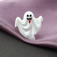 Neizhu Cross-border European And American New Halloween Ring Exaggerated Fun Resin Death Ghost Pumpkin Ring Female sku image 4