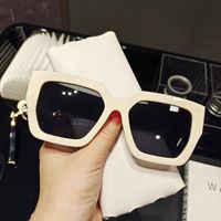 Simple Square Frosted Rough Frame Sunglasses Wholesale Nihaojewelry sku image 1