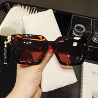 Simple Square Frosted Rough Frame Sunglasses Wholesale Nihaojewelry sku image 2
