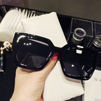 Simple Square Frosted Rough Frame Sunglasses Wholesale Nihaojewelry sku image 3