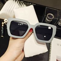 Simple Square Frosted Rough Frame Sunglasses Wholesale Nihaojewelry sku image 5