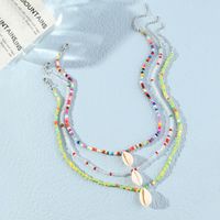 Bohemian Style Shell Pendent Beads Necklace Set Wholesale Nihaojewelry main image 3
