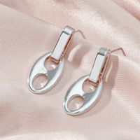 New Style Pig Nose Copper Earrings Wholesale main image 2