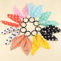 Polka Dot Streamer Hair Scrunchies Set Wholesale Nihaojewelry main image 1