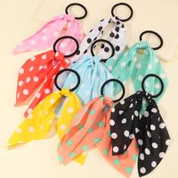 Polka Dot Streamer Hair Scrunchies Set Wholesale Nihaojewelry main image 6