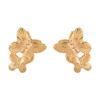 Creative Butterfly Multilayer Wing Alloy Earrings Wholesale Nihaojewelry sku image 1