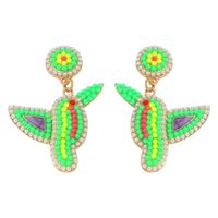 Fashion Color Beads Bird Earrings Wholesale Nihaojewelry main image 3