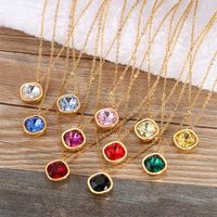 Titanium Steel 18K Gold Plated Korean Style Necklace main image 5