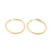 Fashion Geometric Stainless Steel 18K Gold Plated Earrings main image 1