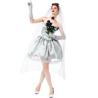 Halloween Ghost Bride Party Dress Wholesale Nihaojewelry main image 4