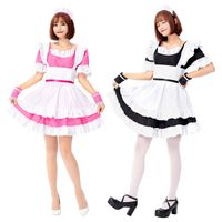 Maid Maid Costume Two-color Export Japanese New Cosplay Black And White Restaurant Uniform Chef Princess Dress Dress main image 3