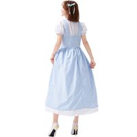 Cosplay Costume Fairy Tale Grid Farm Girl Long Dress Wholesale Nihaojewelry main image 5