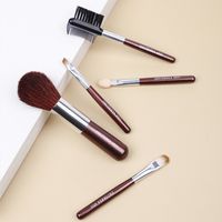 Wholesale Cross-border Beauty Tools Soft Animal Wool Makeup Brush Set Makeup Tools 5 Makeup Brushes Set main image 3