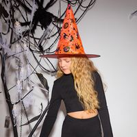 Cross-border Hot Sale Colorful Gold Halloween Hat Adult All-match Trend Party Hat Personality Fashion Wholesale Holiday Hat main image 4