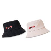 Cute Mushroom Corduroy Fisherman Hat Wholesale Nihaojewelry main image 3