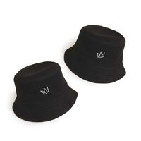Fashion Wide-brimmed Sunshade Embroidery Crown Fisherman Hat Wholesale Nihaojewelry main image 5