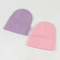 Knitted Hat Women's Autumn And Winter New Fashion Casual Korean Style Brimless Trendy Street Embroidery Flowers Warm Beanie Hat Men main image 3