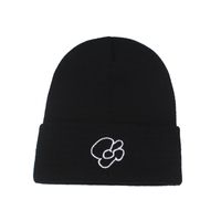 Knitted Hat Women's Autumn And Winter New Fashion Casual Korean Style Brimless Trendy Street Embroidery Flowers Warm Beanie Hat Men main image 6