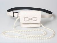 Cute Pearl Chain Rhinestone Small Bag Waist Chain Decor Belt Wholesale Nihaojewelry main image 3