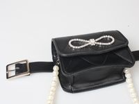 Cute Pearl Chain Rhinestone Small Bag Waist Chain Decor Belt Wholesale Nihaojewelry main image 4