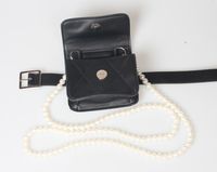 Cute Pearl Chain Rhinestone Small Bag Waist Chain Decor Belt Wholesale Nihaojewelry main image 5