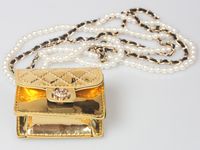 Cross-body Mini Waist Bag Pearl Chain Double Layer Waist Chain Wholesale Nihaojewelry main image 6