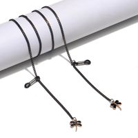 Fashion Black Dragonfly Pendant Chain Glasses Chain Wholesale Nihaojewelry main image 4