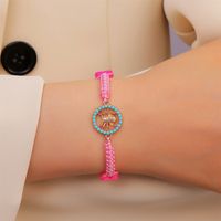 Simple Adjustable Color Insect Flower Hand-woven Bracelet Wholesale Nihaojewelry main image 1