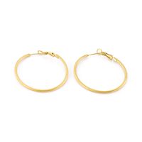 Fashion Geometric Stainless Steel 18K Gold Plated Earrings sku image 6