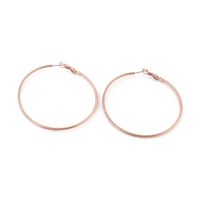 Fashion Geometric Stainless Steel 18K Gold Plated Earrings sku image 8