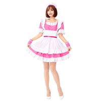 Maid Maid Costume Two-color Export Japanese New Cosplay Black And White Restaurant Uniform Chef Princess Dress Dress sku image 2