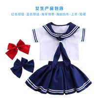 Fashion Children's Navy Sailor Cosplay Clothes Wholesale Nihaojewelry sku image 2