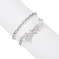Simple Paw Chain Letter Geometric Multi-layer Bracelet Wholesale Jewelry Nihaojewelry sku image 1