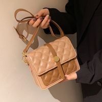 Retro New Trendy Rhombus Embossed Small Square Bag Wholesale Nihaojewelry main image 5