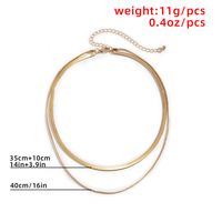 Simple Retro Double-layer Necklace sku image 2