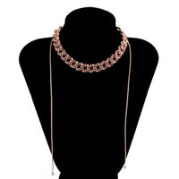 Fashion Adjustable Micro-studded Necklace sku image 1