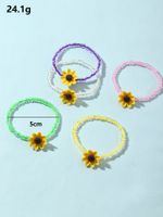 Sunflower Color Rice Bead Bracelet Set Wholesale Nihaojewelry main image 7