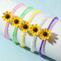 Sunflower Color Rice Bead Bracelet Set Wholesale Nihaojewelry sku image 1