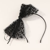 Black Bow Headband Wholesale Nihaojewelry sku image 1