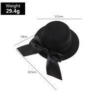 Children's Black Bow Top Hat Wholesale Nihaojewelry main image 7